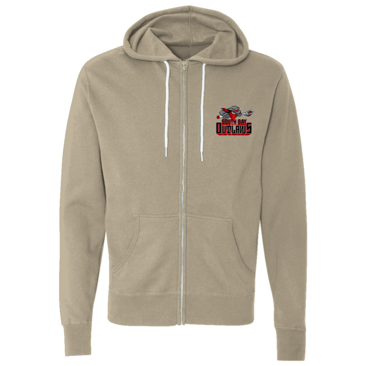 Adult South Bay Outlaws Lightweight Full Zip Hoodie