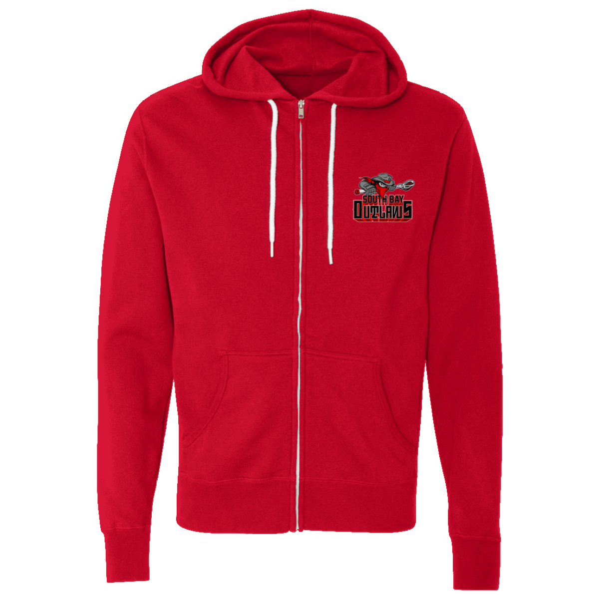 Adult South Bay Outlaws Lightweight Full Zip Hoodie