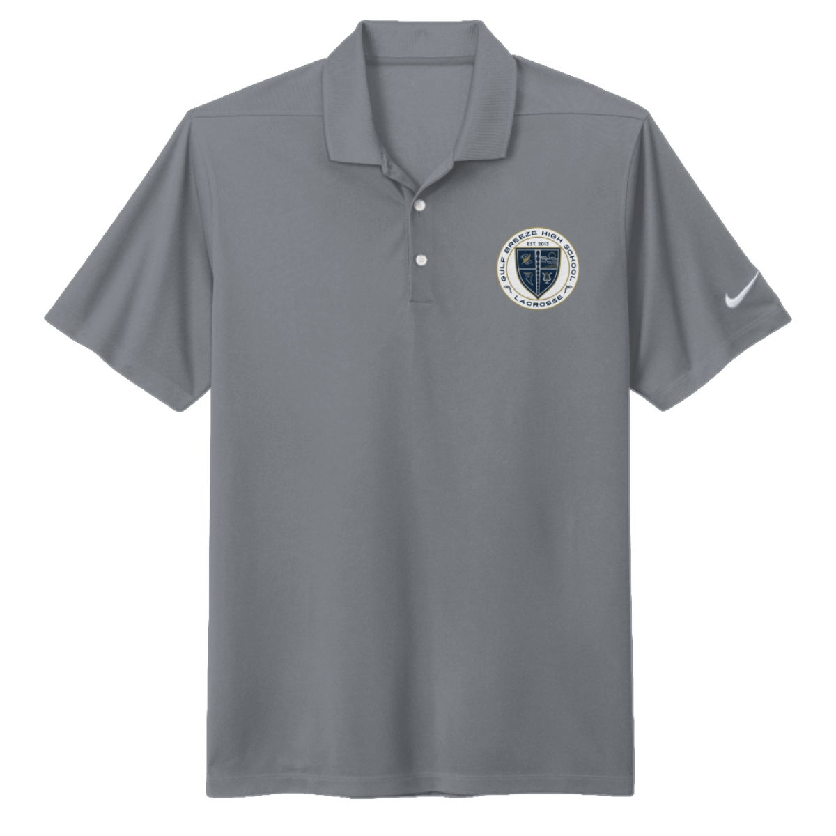 Adult GBHS Lacrosse Nike Dri-FIT Micro Pique 2.0 Polo