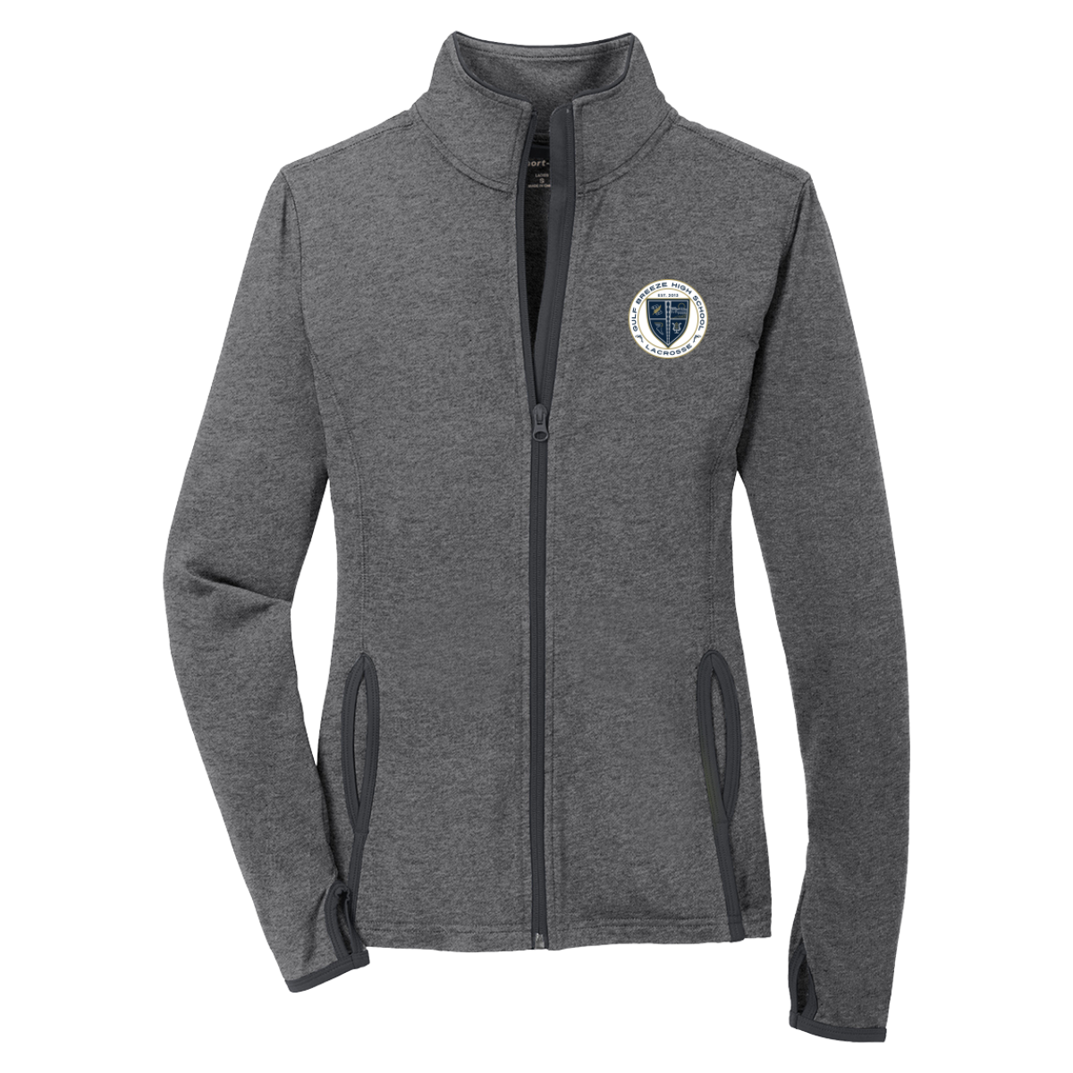 Women's GBHS Lacrosse Sport-Tek Sport-Wick Stretch Full Zip Jacket
