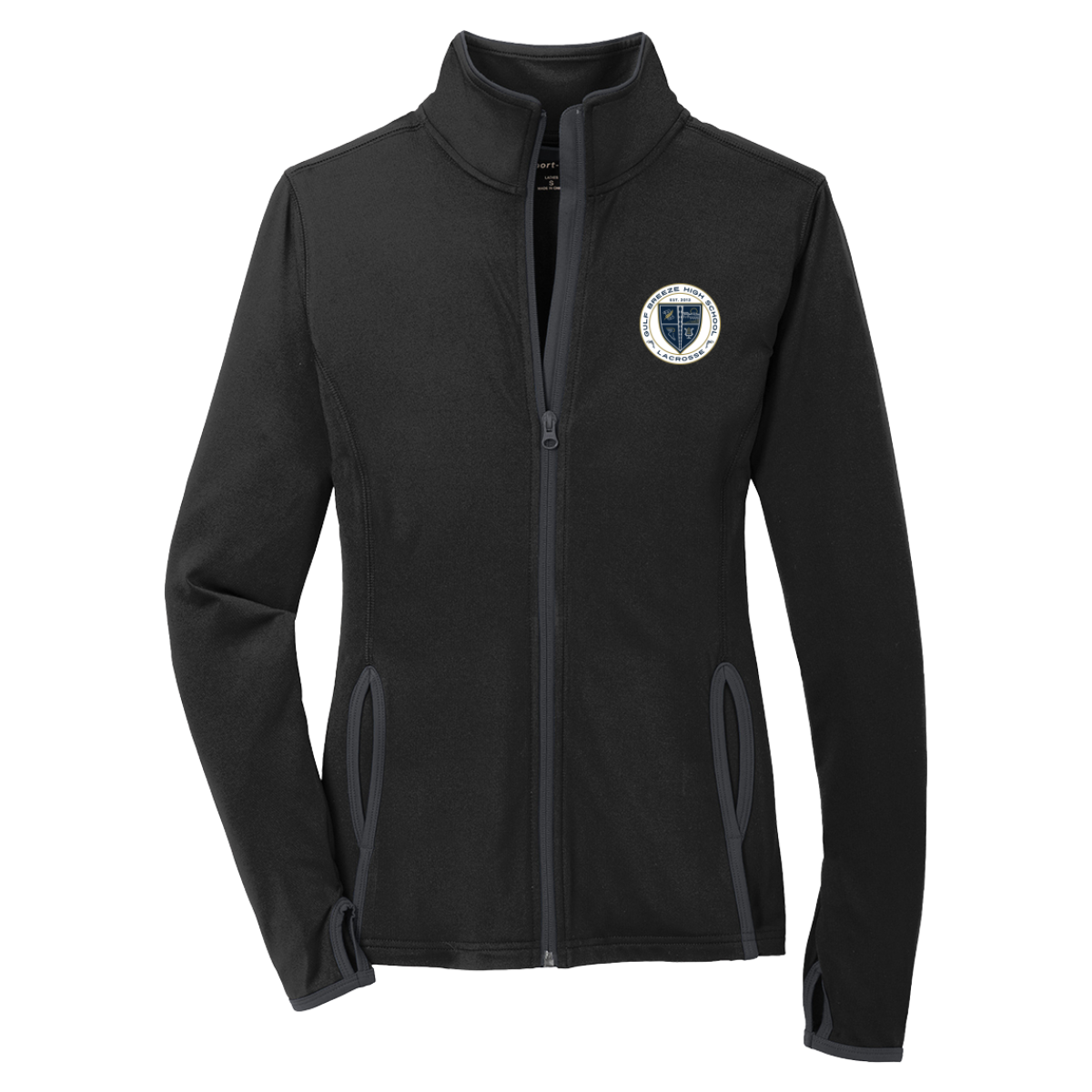 Women's GBHS Lacrosse Sport-Tek Sport-Wick Stretch Full Zip Jacket