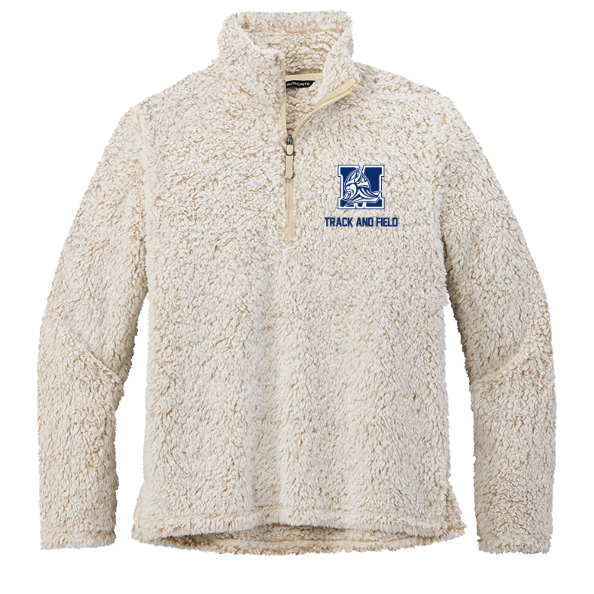 Adult Maclay Track & Field Port Authority Sherpa 1/4 Zip Fleece