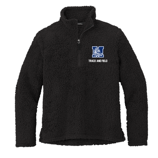 Adult Maclay Track & Field Port Authority Sherpa 1/4 Zip Fleece