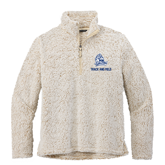Adult Maclay Track & Field Port Authority Sherpa 1/4 Zip Fleece