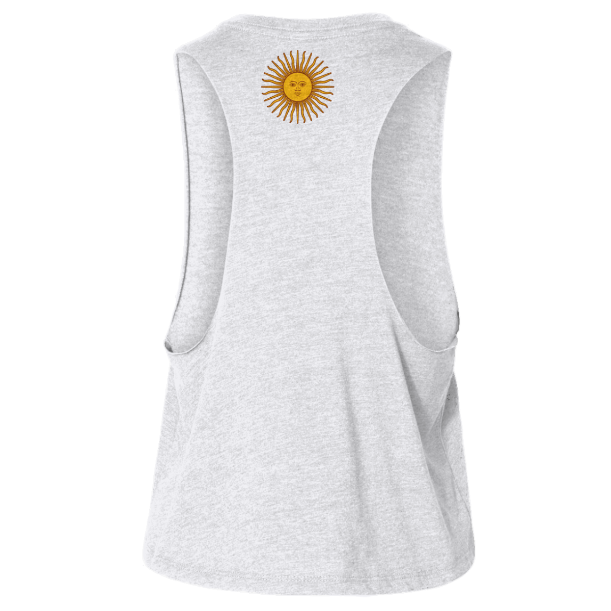 Women's Argentina Lacrosse Bella + Canvas Racerback Crop Tank