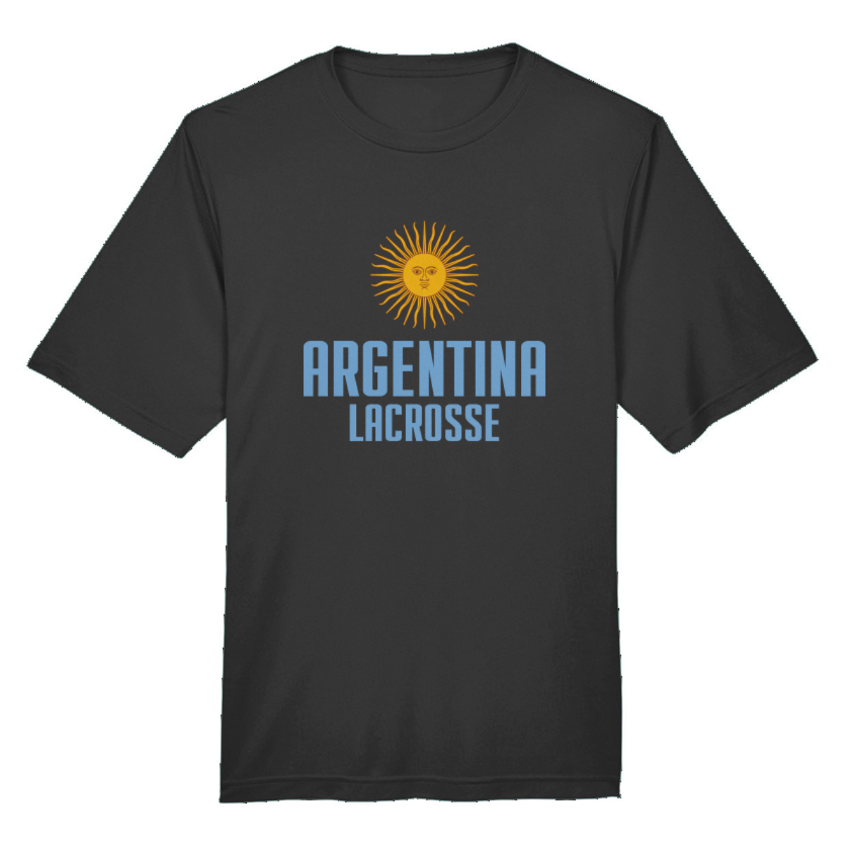 Adult Argentina Lacrosse Team 365 Zone Performance T-Shirt