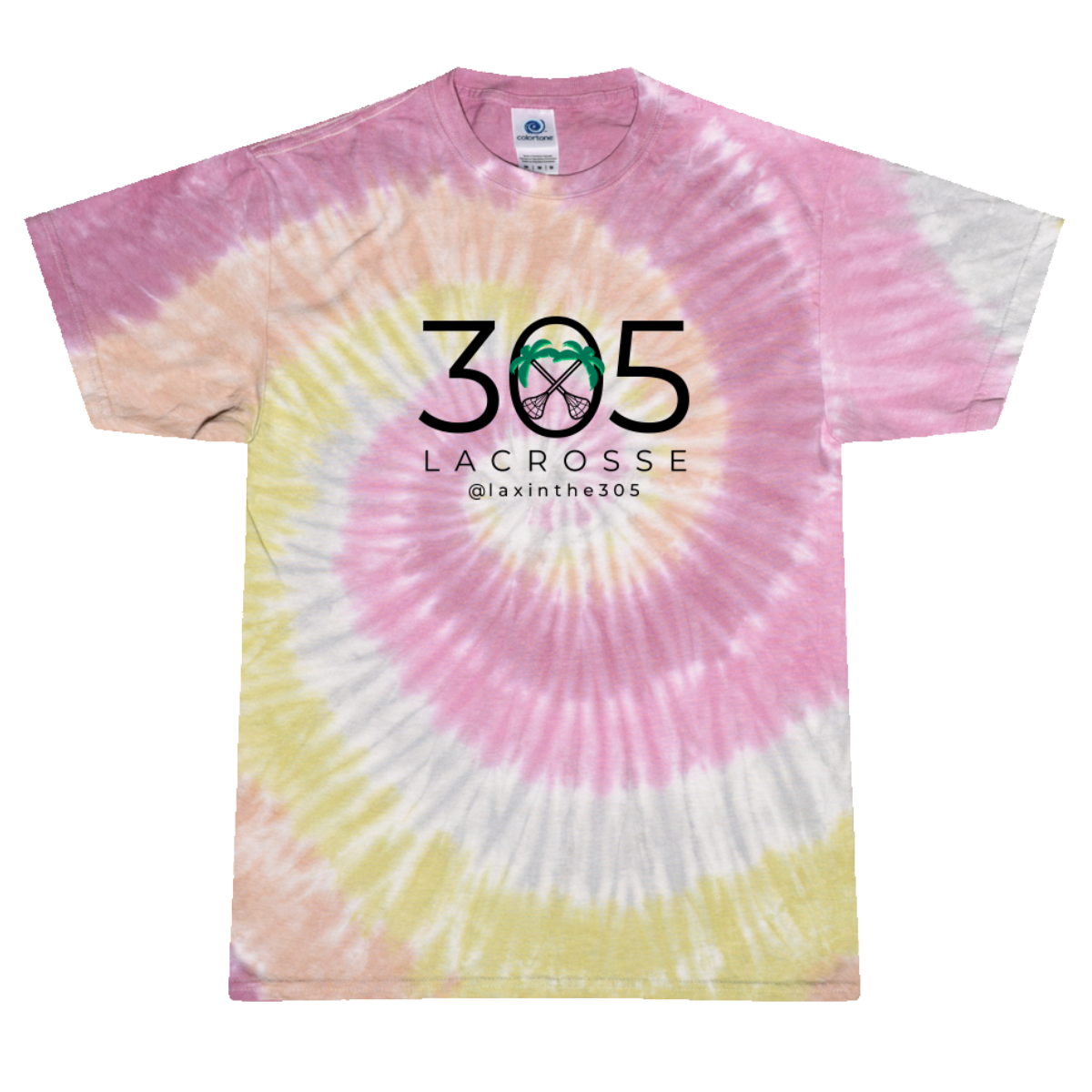 Youth Lax in the 305 Tie-Dye T-Shirt