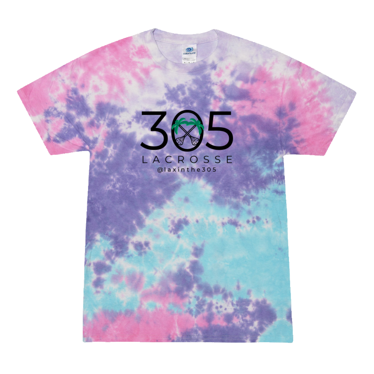 Youth Lax in the 305 Tie-Dye T-Shirt
