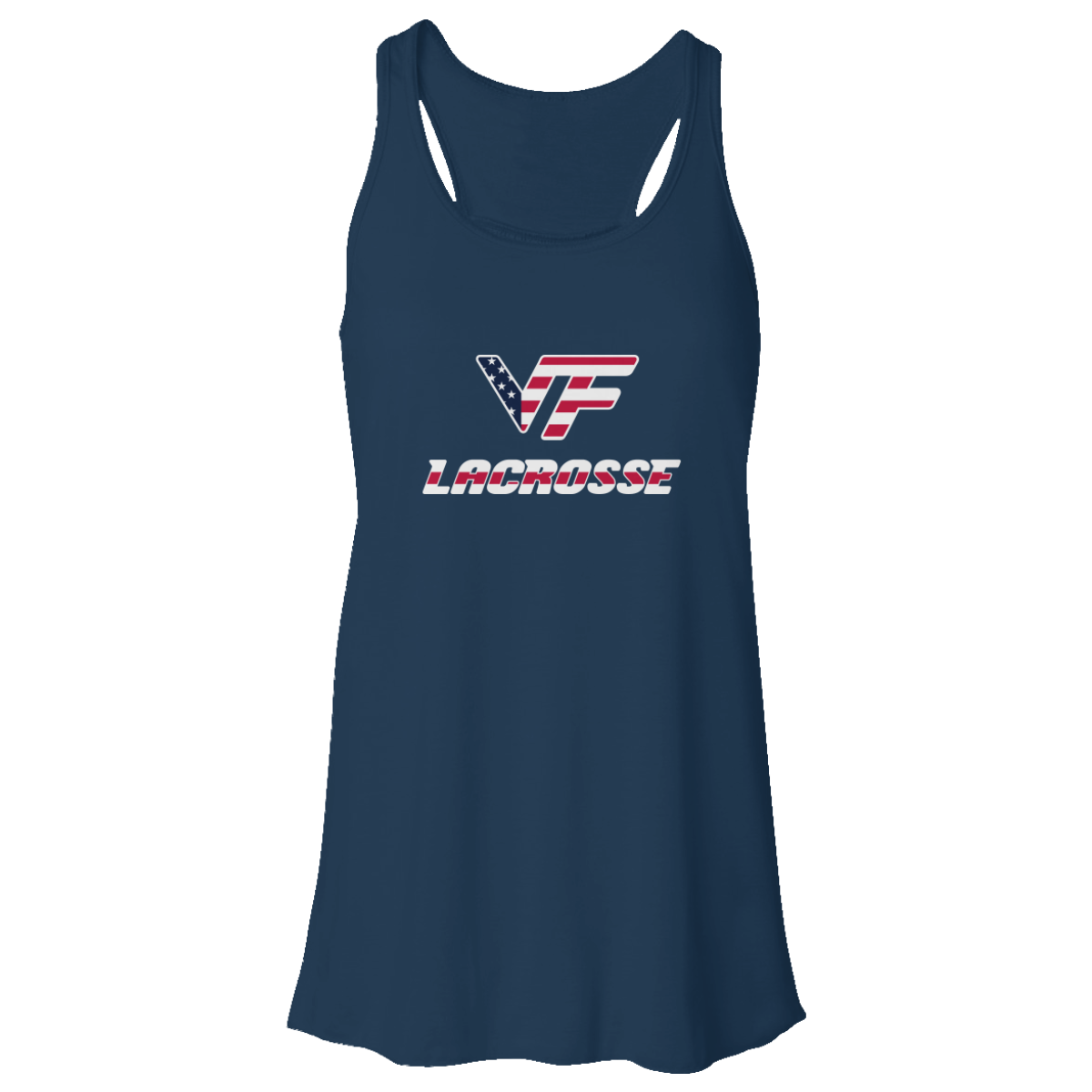 Women's Vallivue Lacrosse Flowy Racerback Tank
