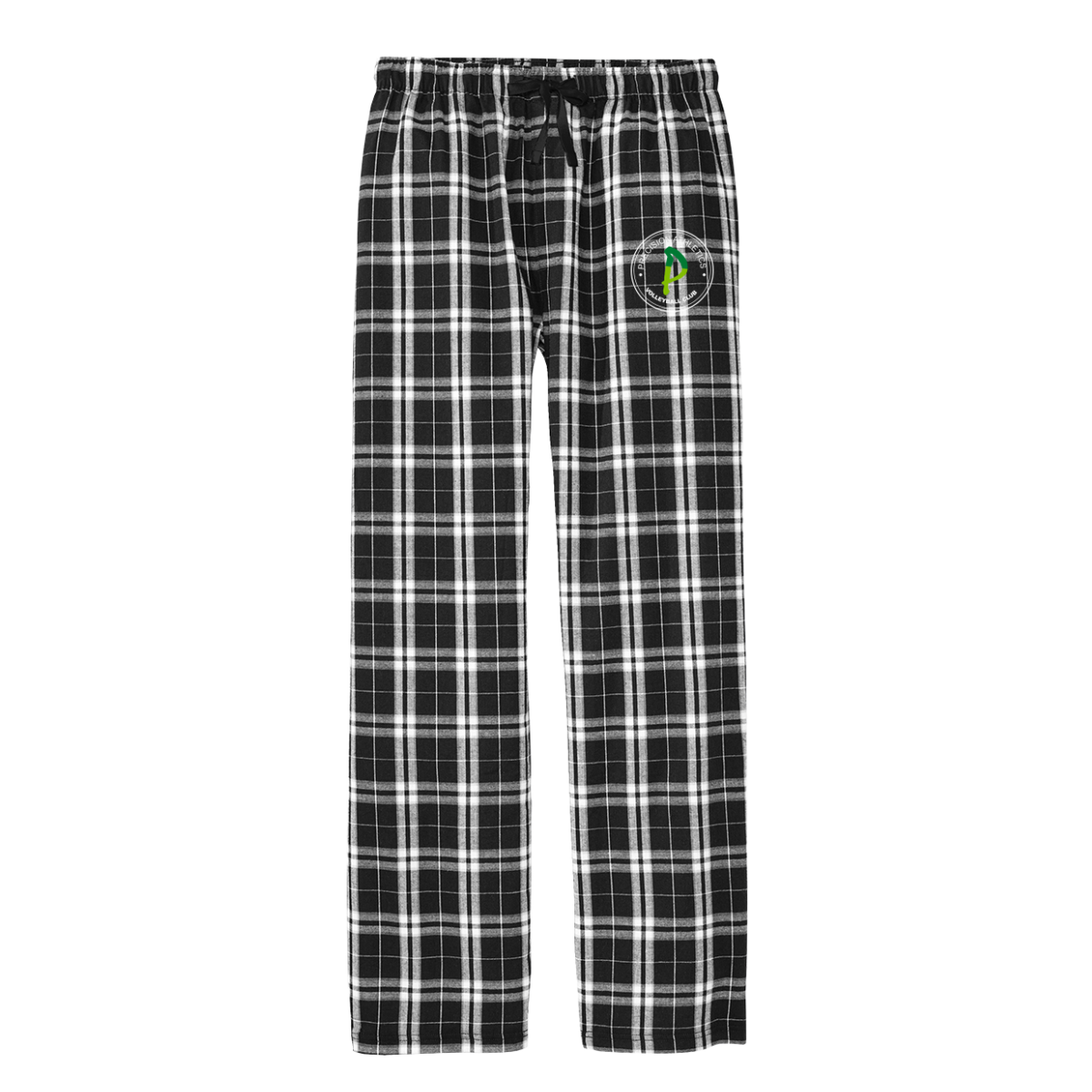 Adult Precision Volleyball District Flannel Plaid Pant