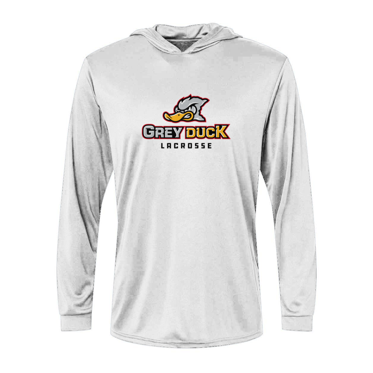 Adult Grey Duck Lacrosse Paragon Bahama Sun Hoodie