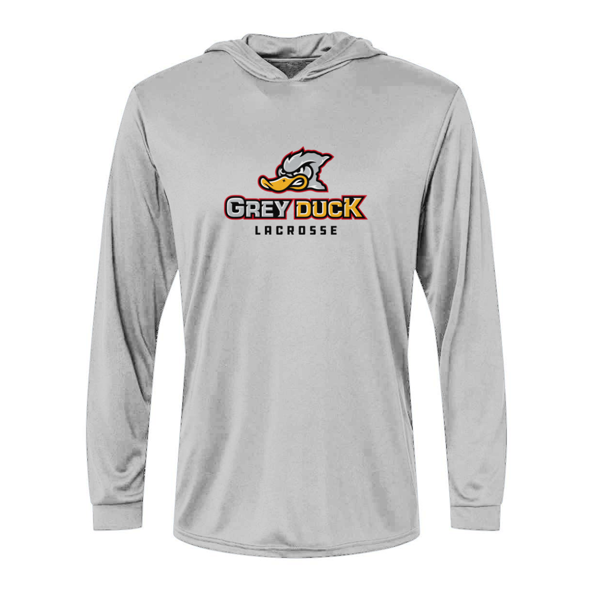 Adult Grey Duck Lacrosse Paragon Bahama Sun Hoodie