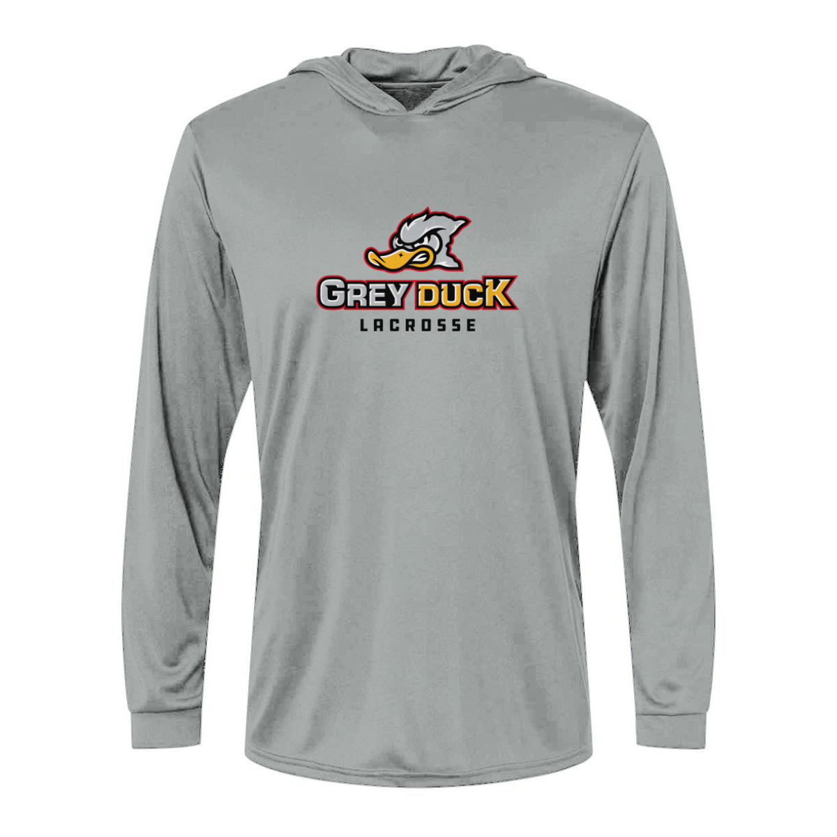 Adult Grey Duck Lacrosse Paragon Bahama Sun Hoodie