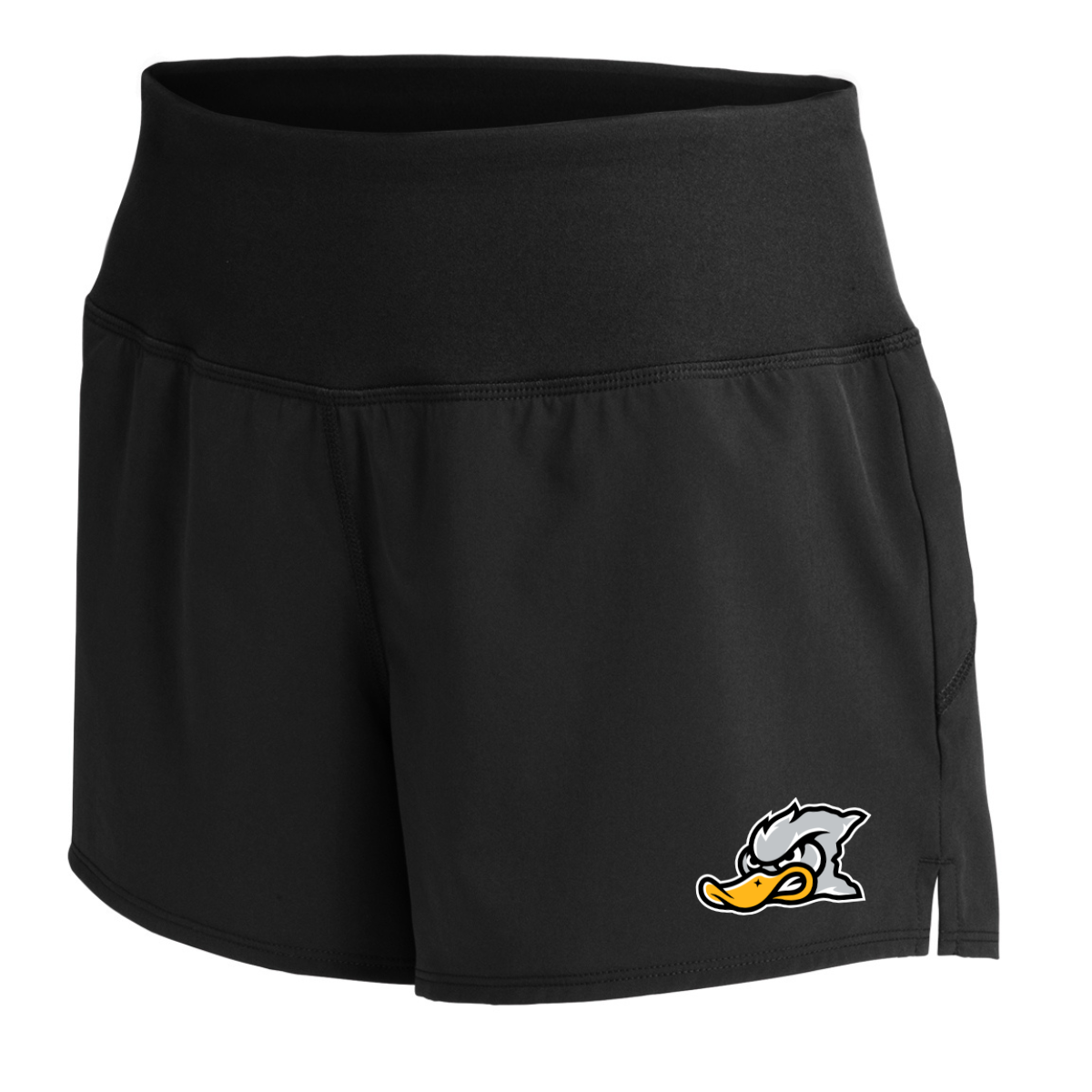 Women's Grey Duck Lacrosse Sport-Tek Repeat Short