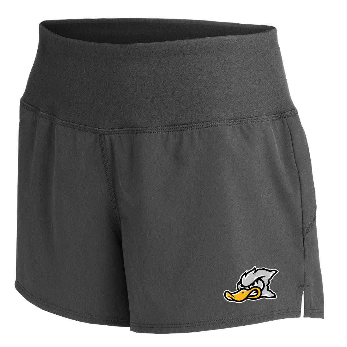 Women's Grey Duck Lacrosse Sport-Tek Repeat Short