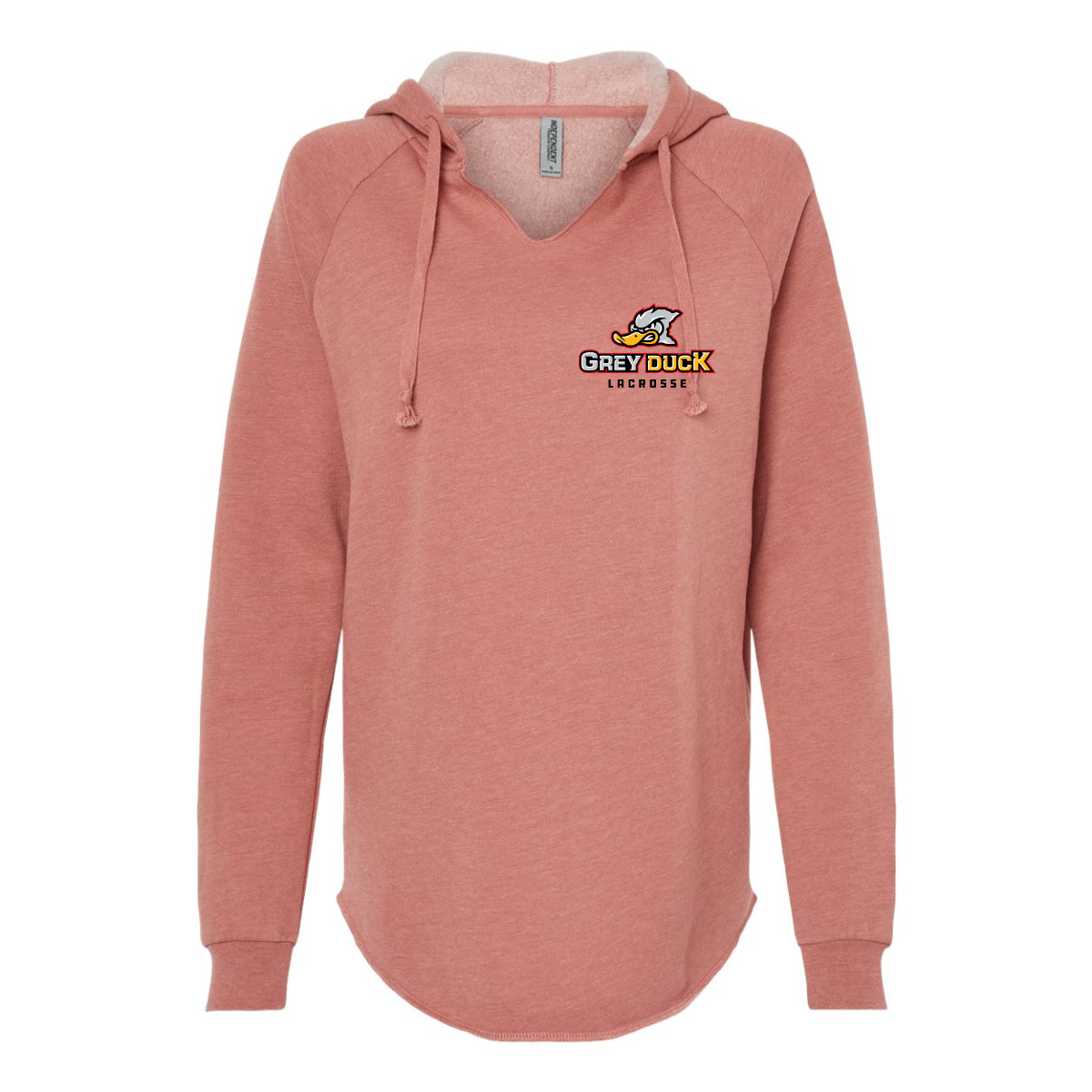 Women's Grey Duck Lacrosse ITC Lightweight Wash Hoodie