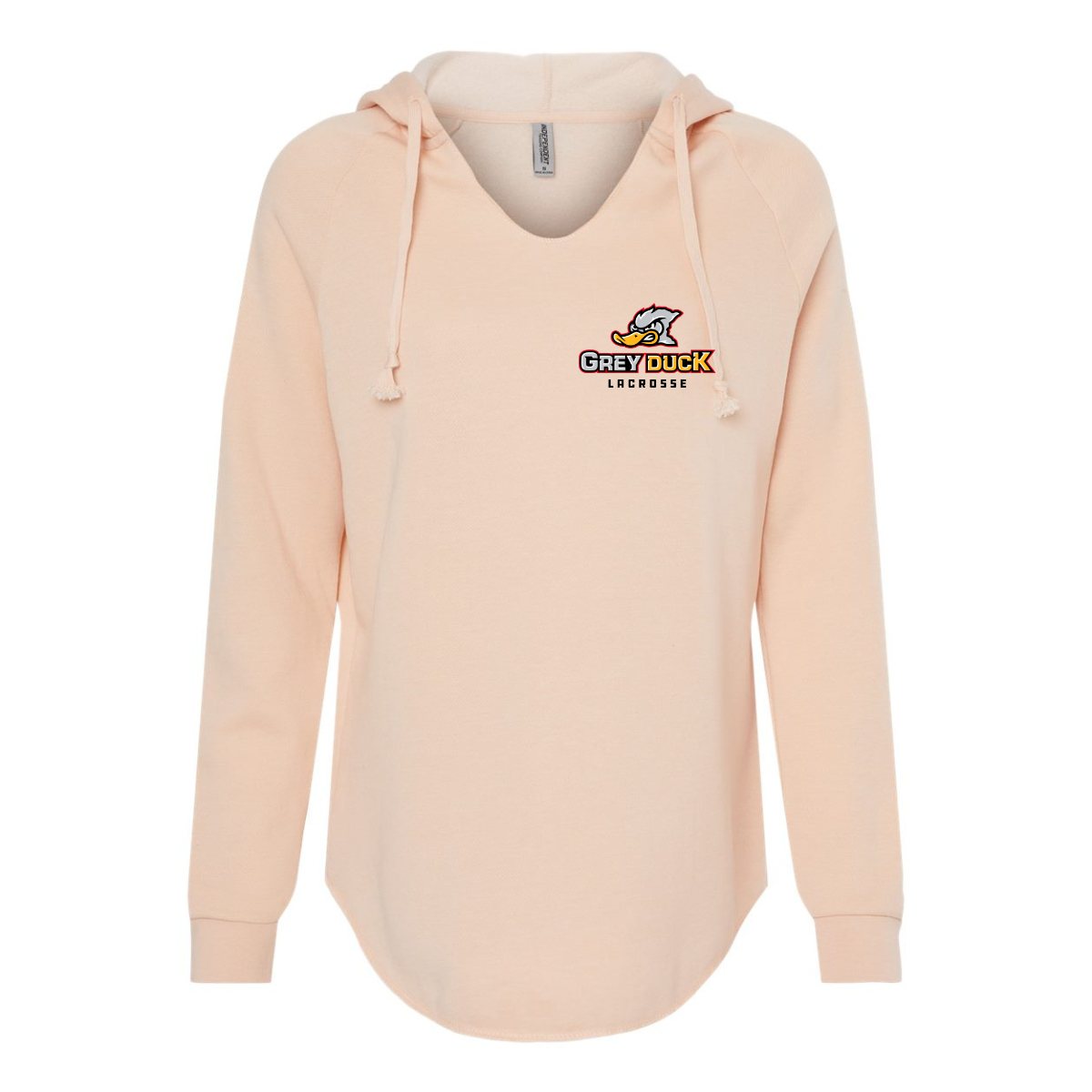 Women's Grey Duck Lacrosse ITC Lightweight Wash Hoodie