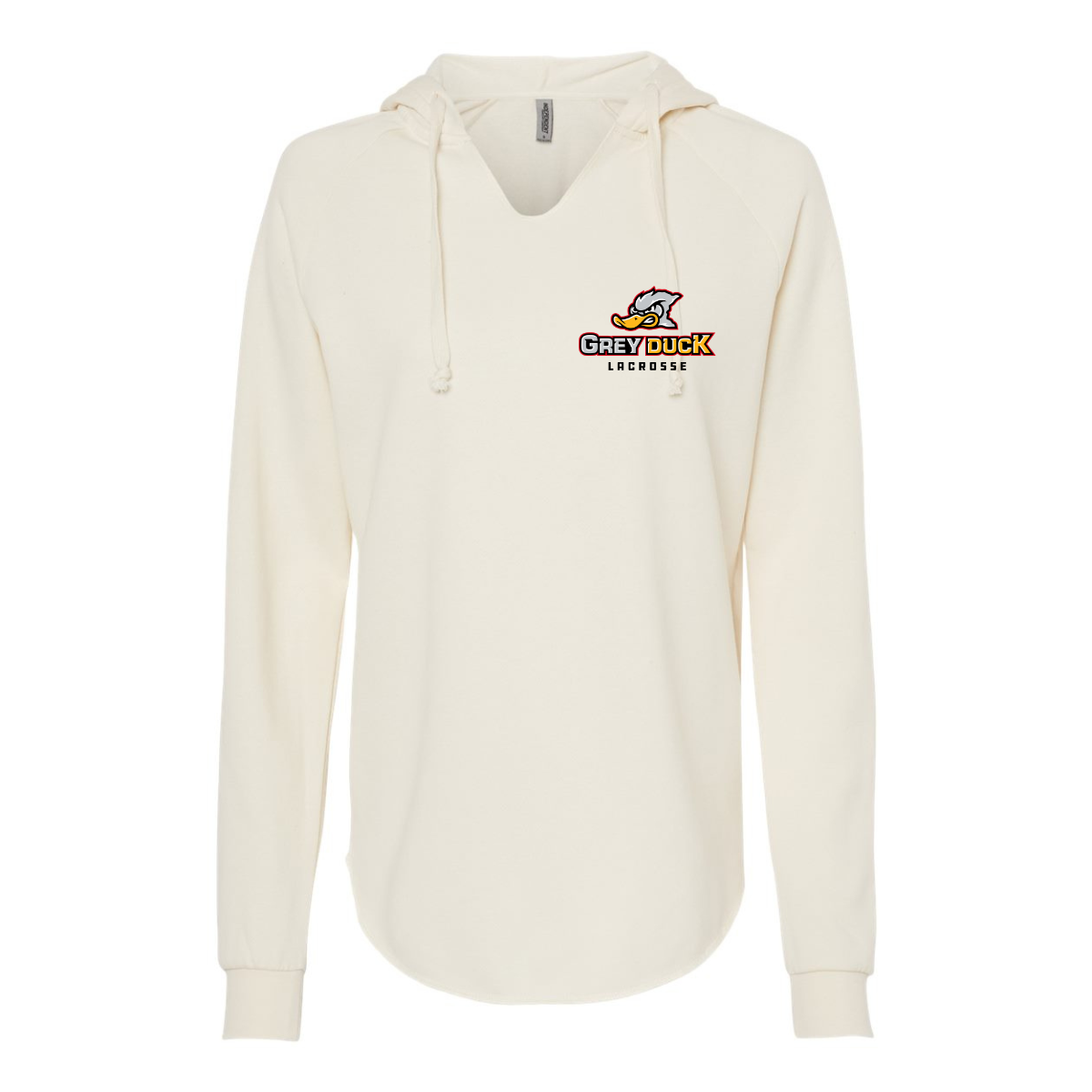 Women's Grey Duck Lacrosse ITC Lightweight Wash Hoodie