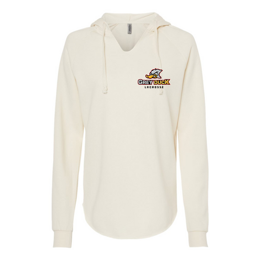 Women's Grey Duck Lacrosse ITC Lightweight Wash Hoodie