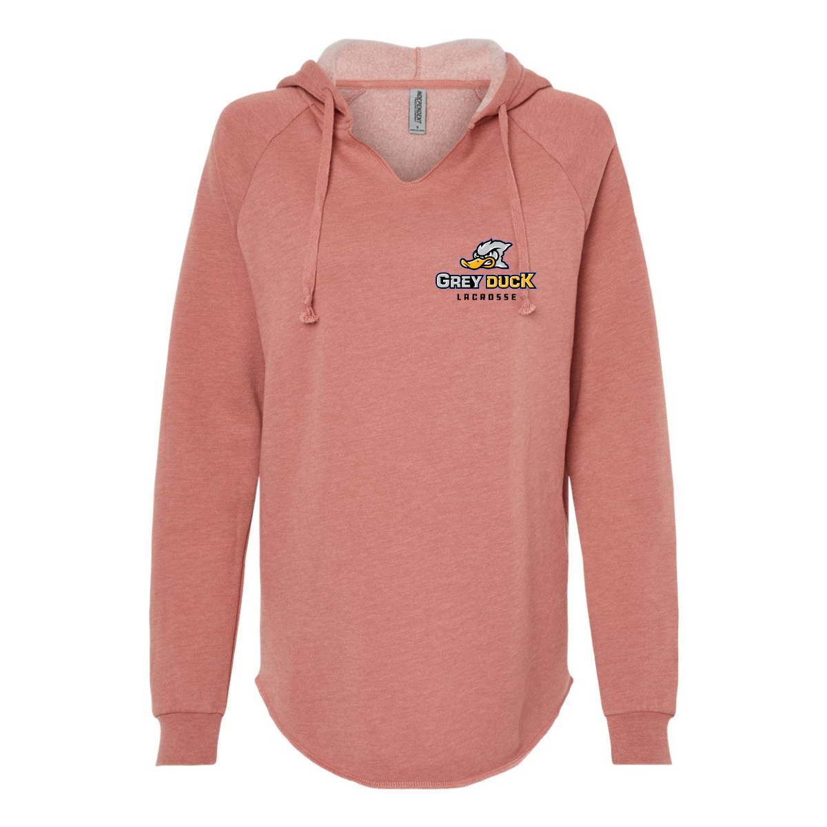 Women's Grey Duck Lacrosse ITC Lightweight Wash Hoodie