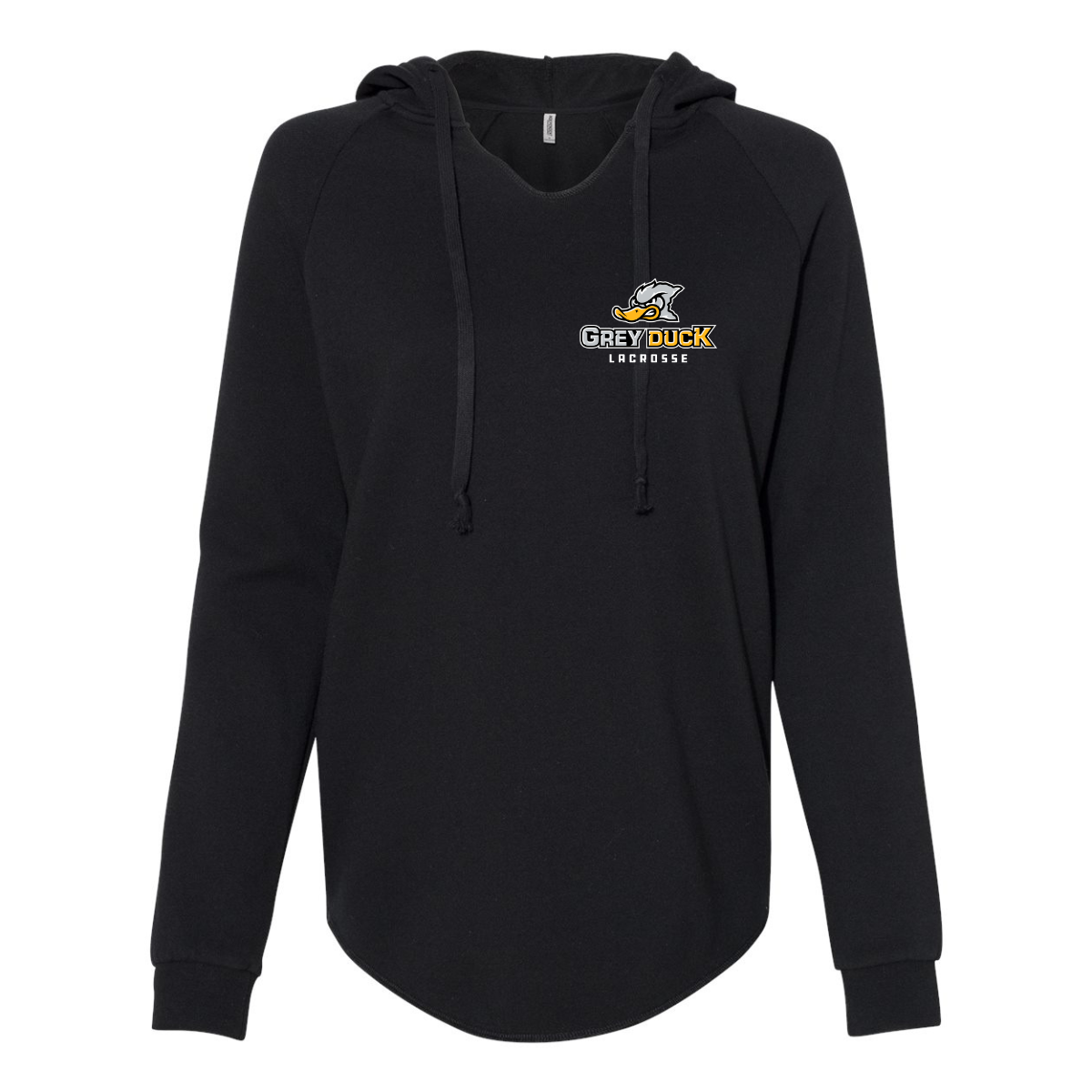 Women's Grey Duck Lacrosse ITC Lightweight Wash Hoodie