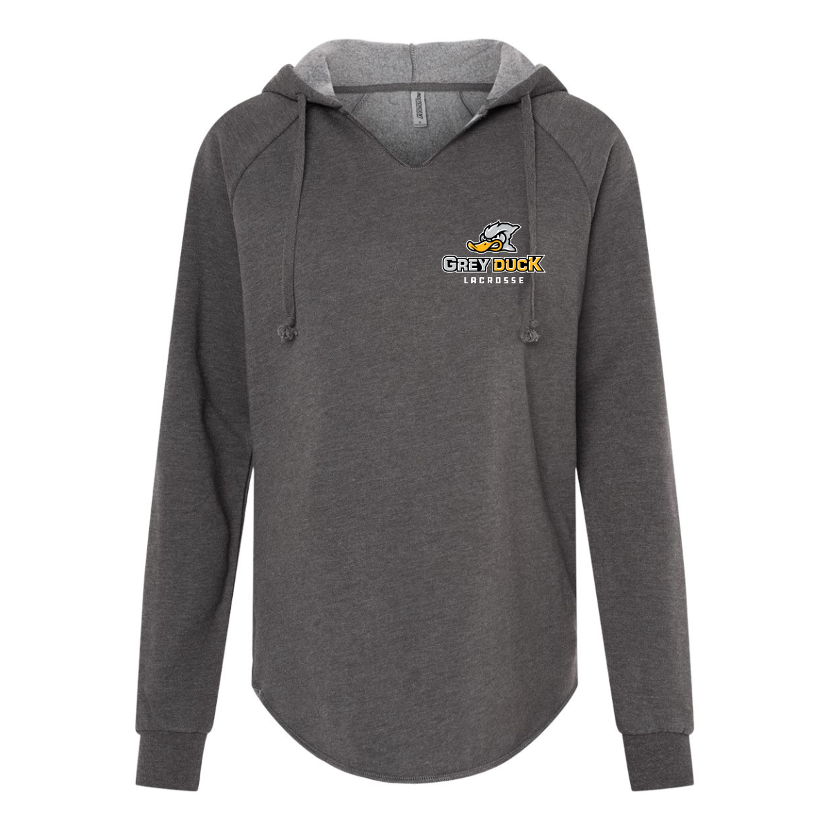 Women's Grey Duck Lacrosse ITC Lightweight Wash Hoodie