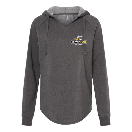 Women's Grey Duck Lacrosse ITC Lightweight Wash Hoodie