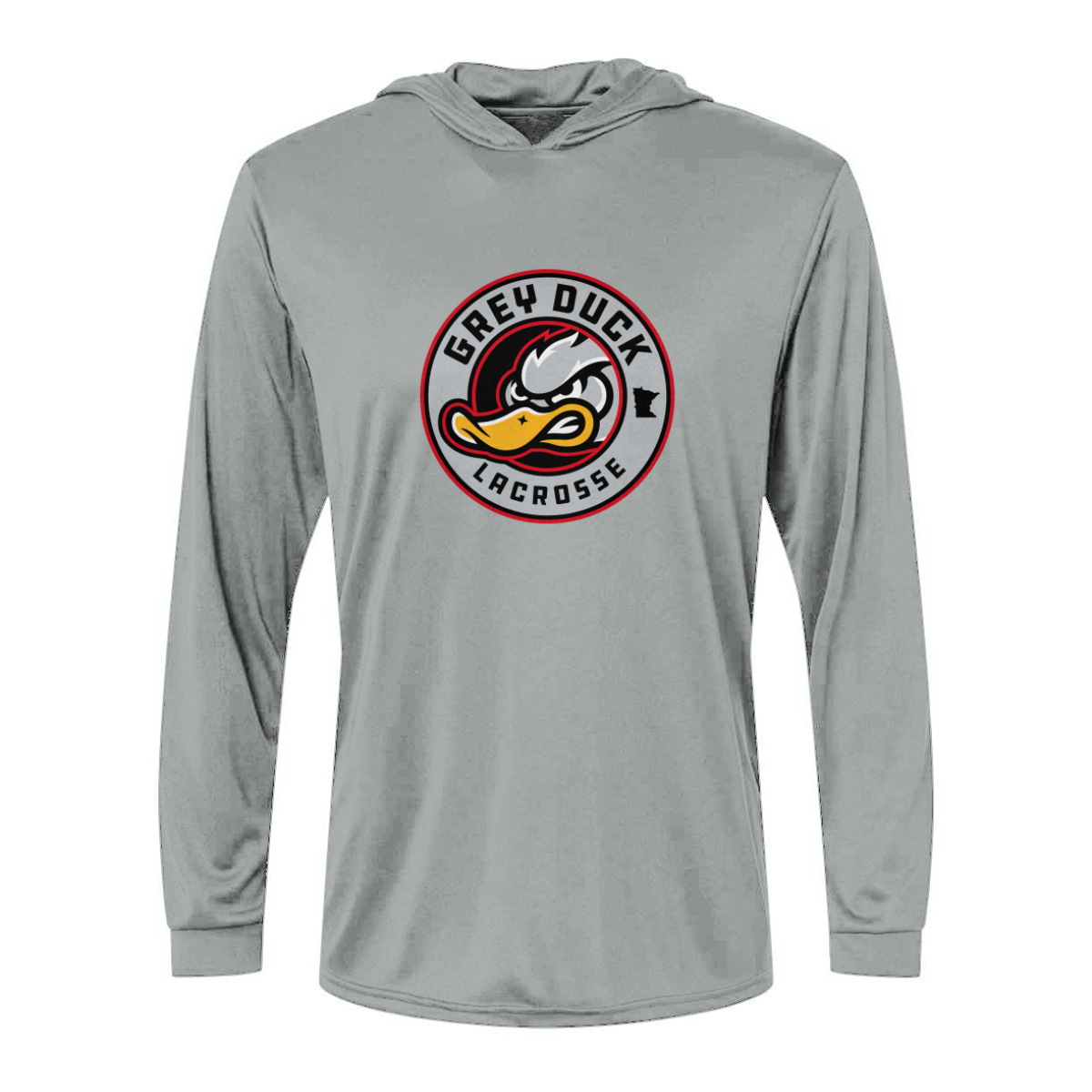 Adult Grey Duck Lacrosse Paragon Bahama Sun Hoodie
