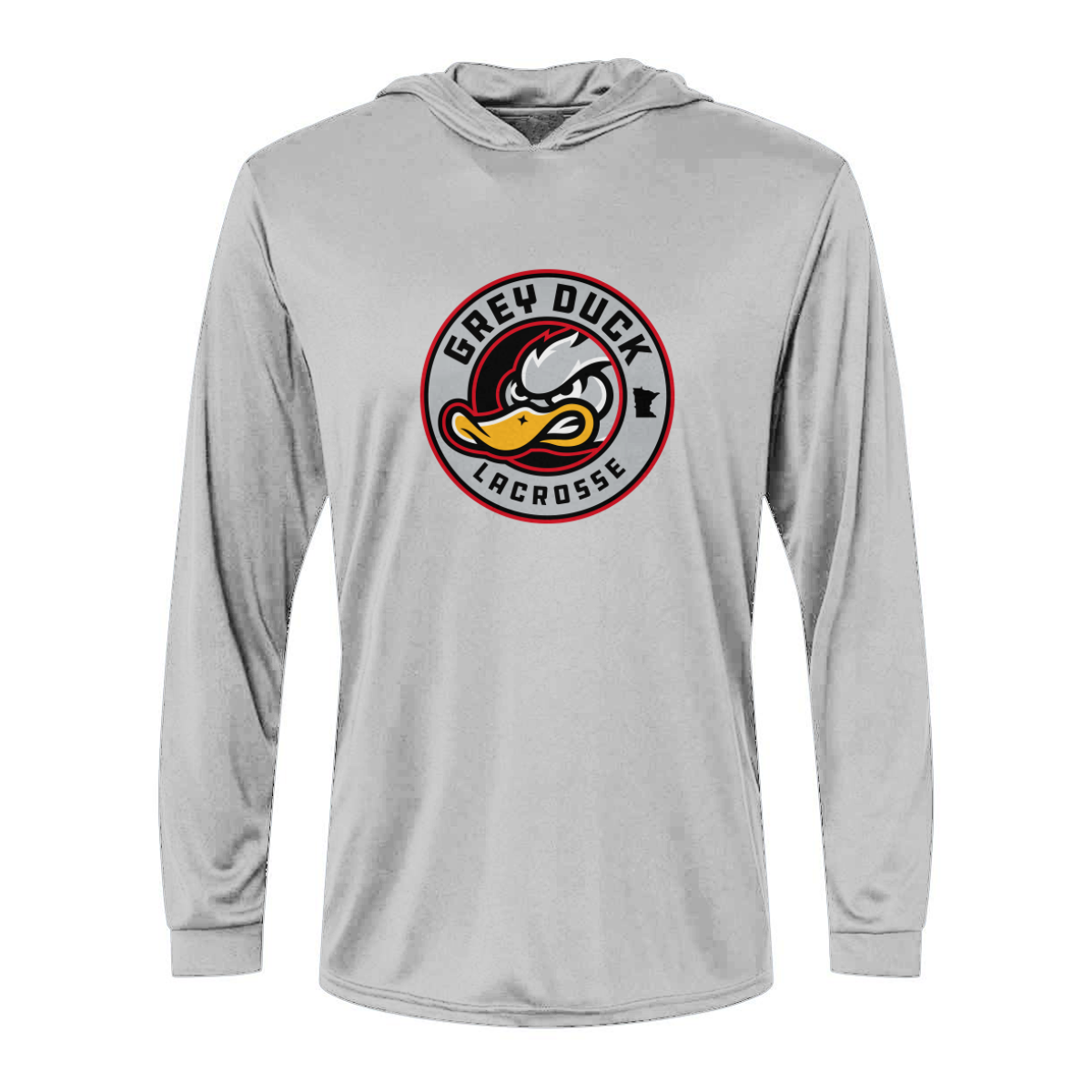 Adult Grey Duck Lacrosse Paragon Bahama Sun Hoodie