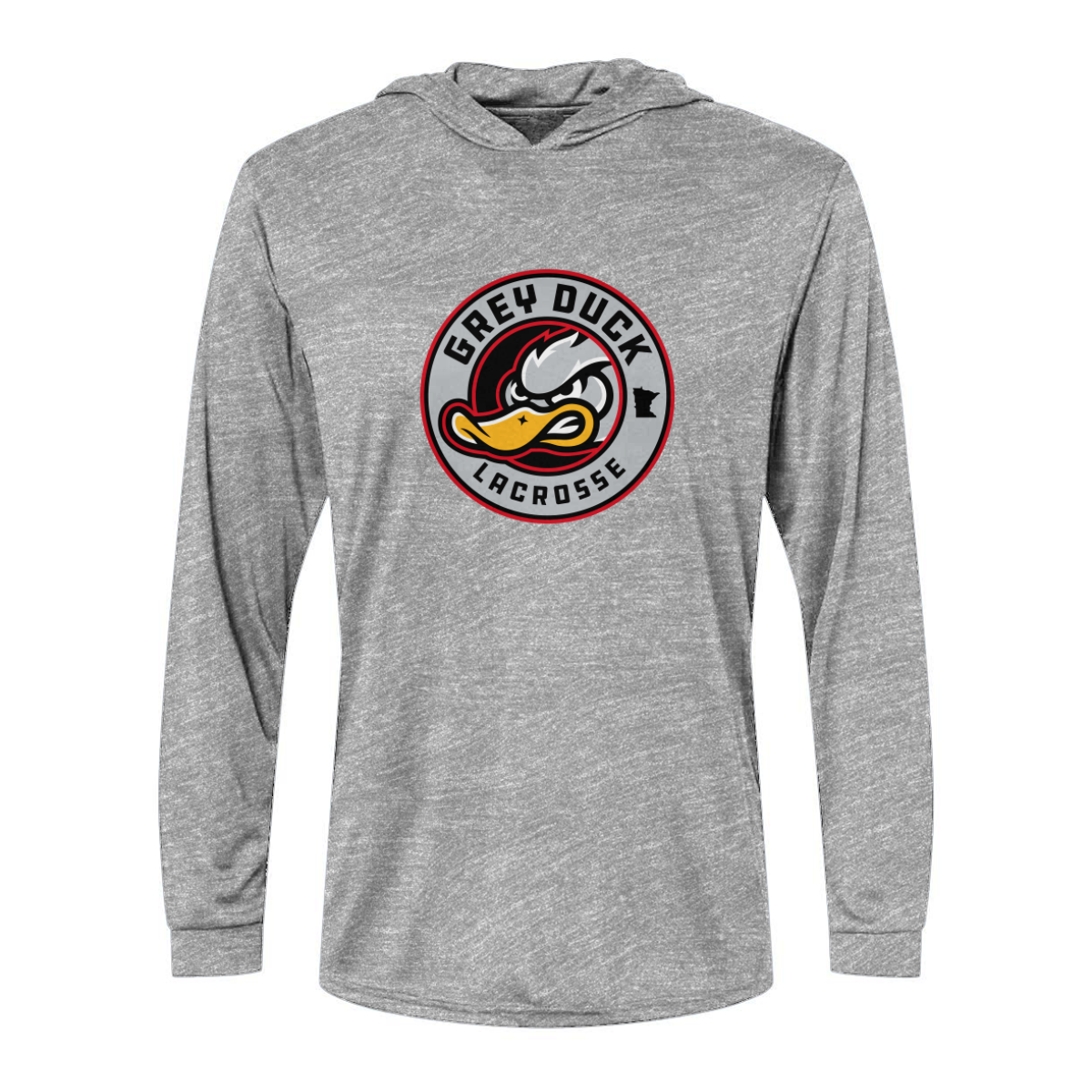 Adult Grey Duck Lacrosse Paragon Bahama Sun Hoodie