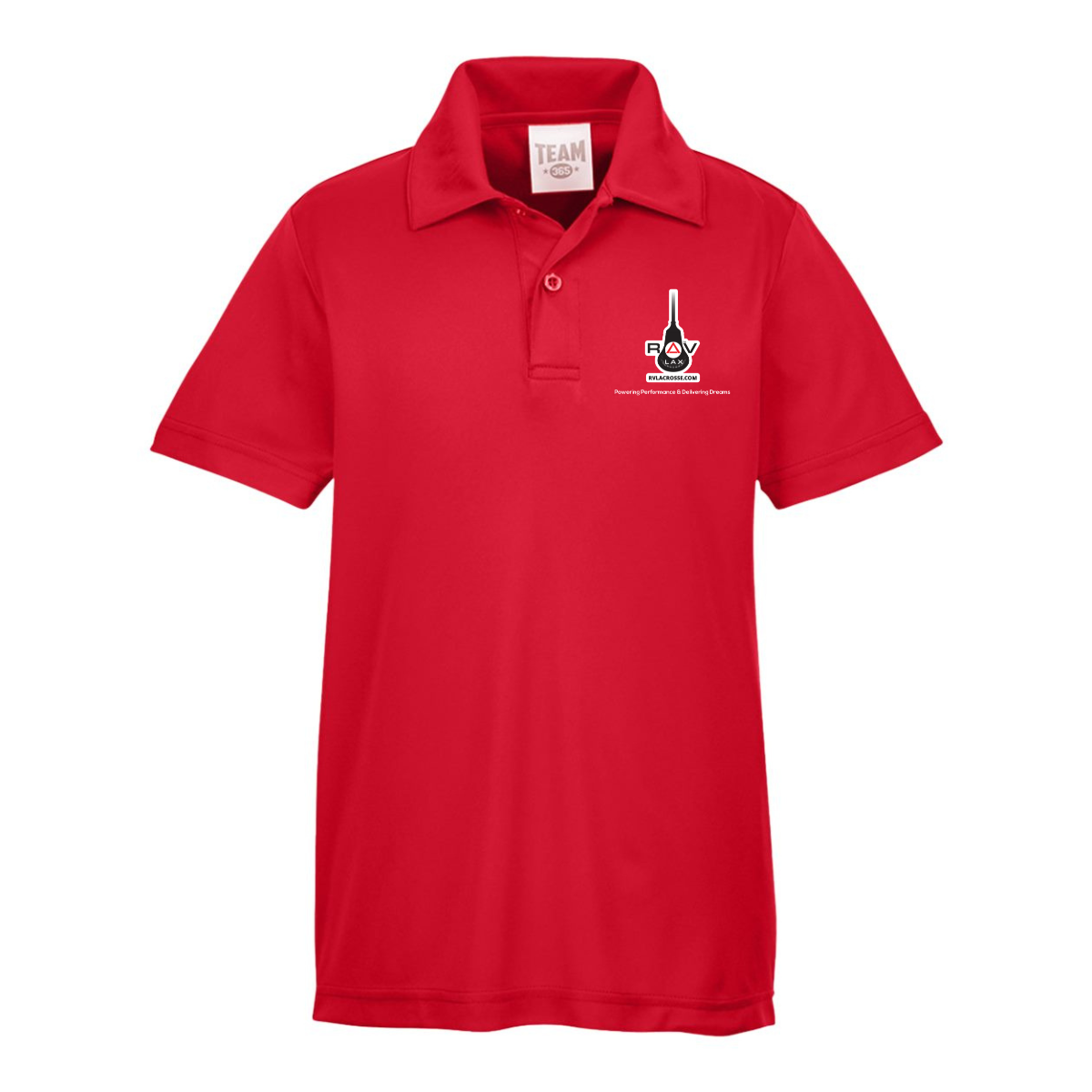 Youth RV Lacrosse Team 365 Lightweight Performance Polo