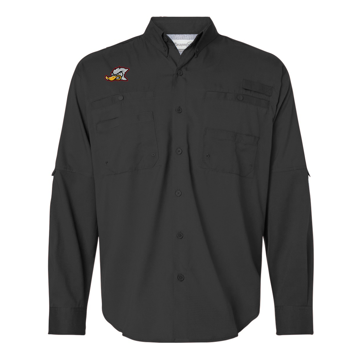 Adult Grey Duck Lacrosse Paragon Performance Fishing Shirt