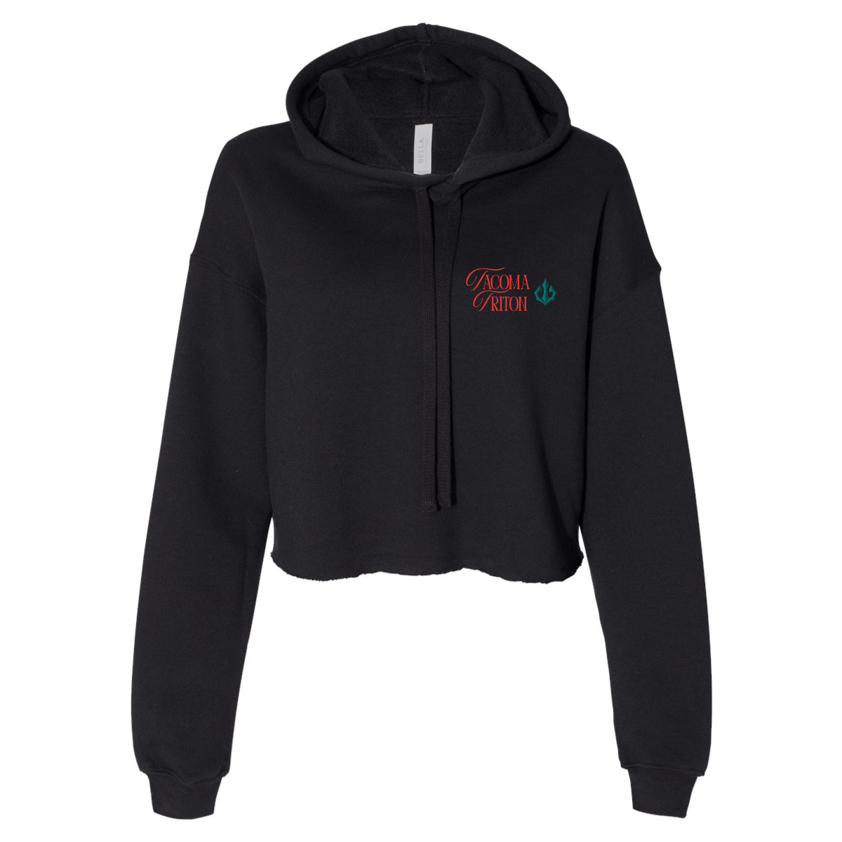 Women's Tacoma Triton Bella + Canvas Cropped Hoodie