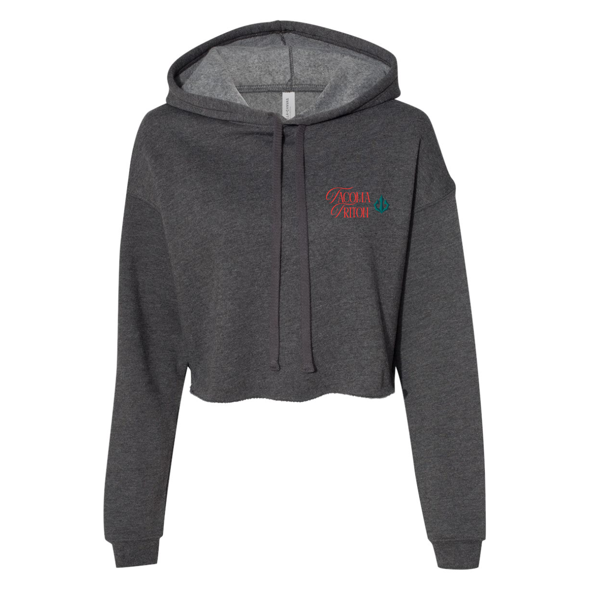 Women's Tacoma Triton Bella + Canvas Cropped Hoodie