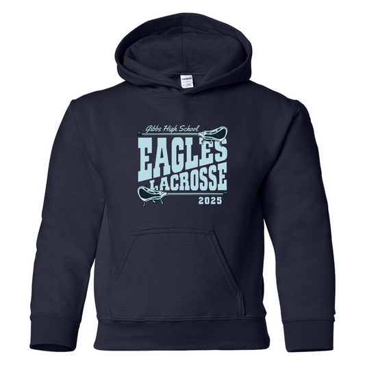 Youth Gibbs Lacrosse Gildan Hoodie