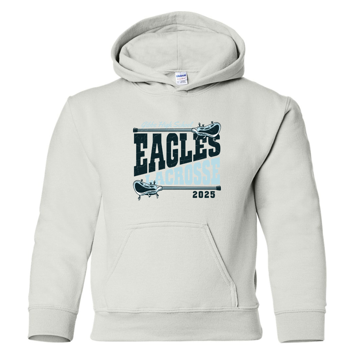 Youth Gibbs Lacrosse Gildan Hoodie