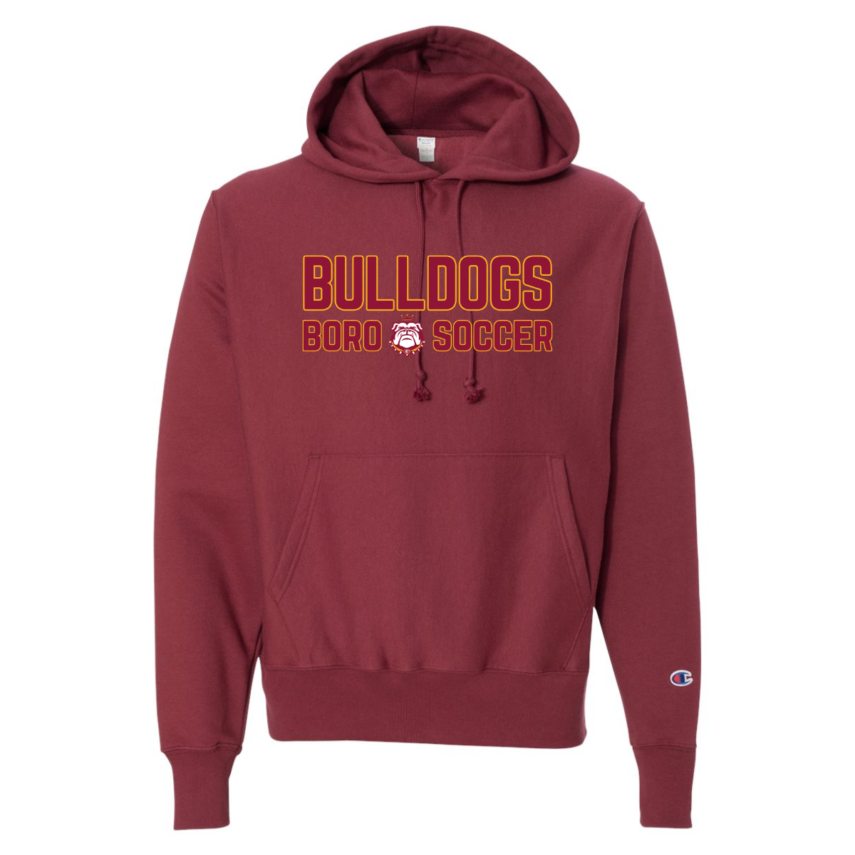 Adult Glassboro Soccer Champion Reverse Weave Hoodie