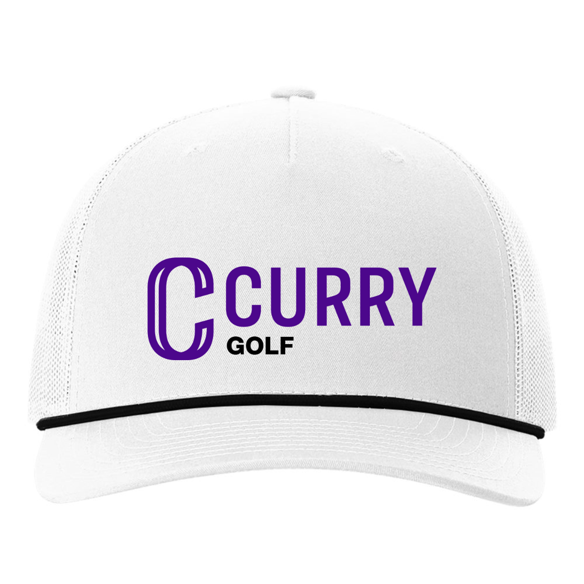 Curry College Golf Richardson Rope Trucker Hat