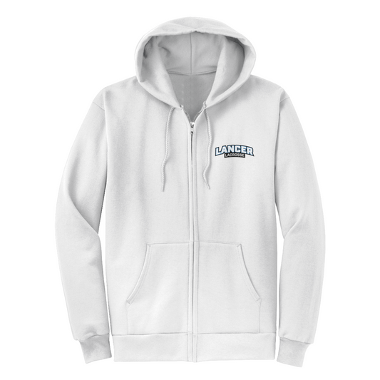 Adult Lancer Lacrosse Port & Company Full Zip Hoodie