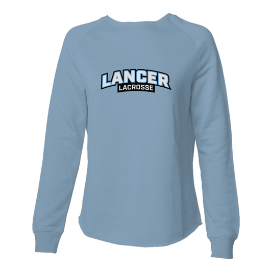 Women's Lancer Lacrosse ITC Wave Wash Crewneck Sweatshirt