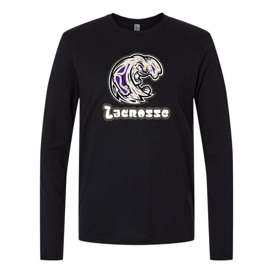 Adult CBHS Lacrosse Next Level Triblend Long Sleeve