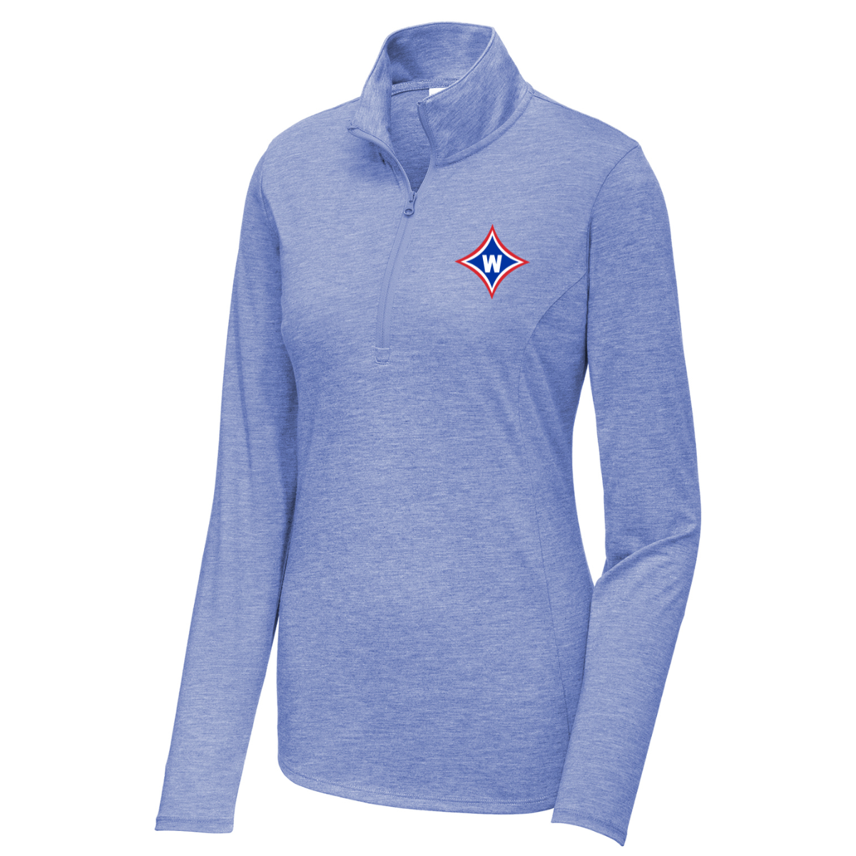 Women's Walton Girls Lacrosse Sport-Tek Tri-Blend 1/4 Zip