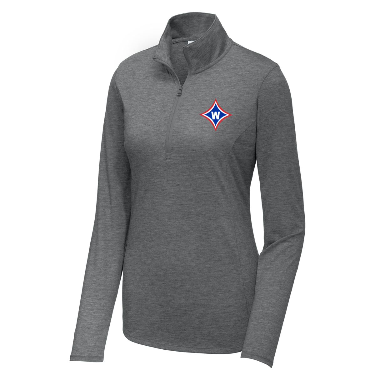 Women's Walton Girls Lacrosse Sport-Tek Tri-Blend 1/4 Zip