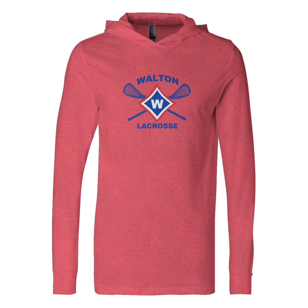 Adult Walton Girls Lacrosse Bella + Canvas LS Hoodie