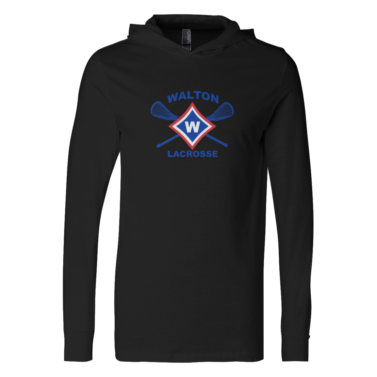 Adult Walton Girls Lacrosse Bella + Canvas LS Hoodie