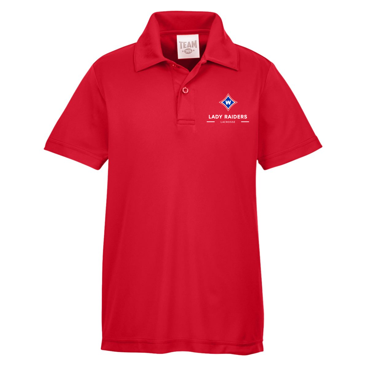 Youth Walton Girls Lacrosse Team 365 Lightweight Performance Polo
