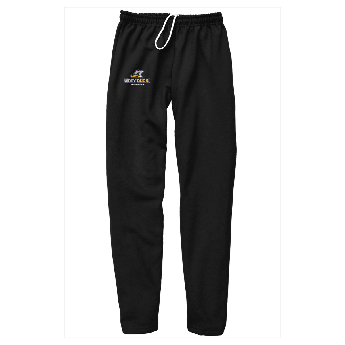 Adult Grey Duck Lacrosse Gildan Relaxed Sweatpants