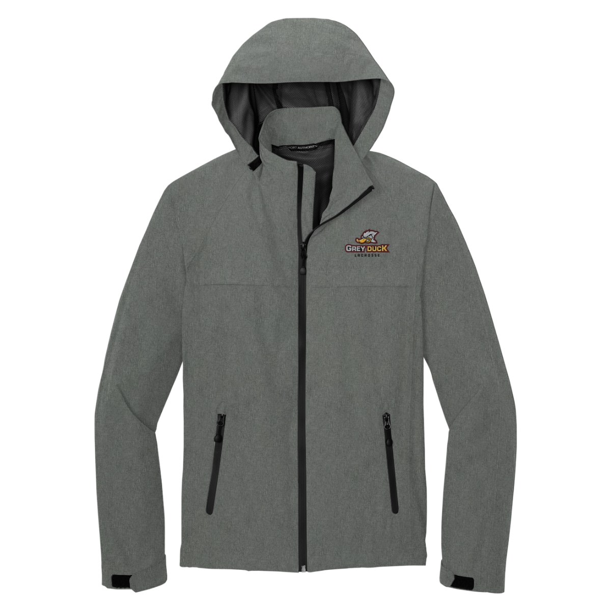Adult Grey Duck Lacrosse Port Authority Torrent Waterproof Jacket