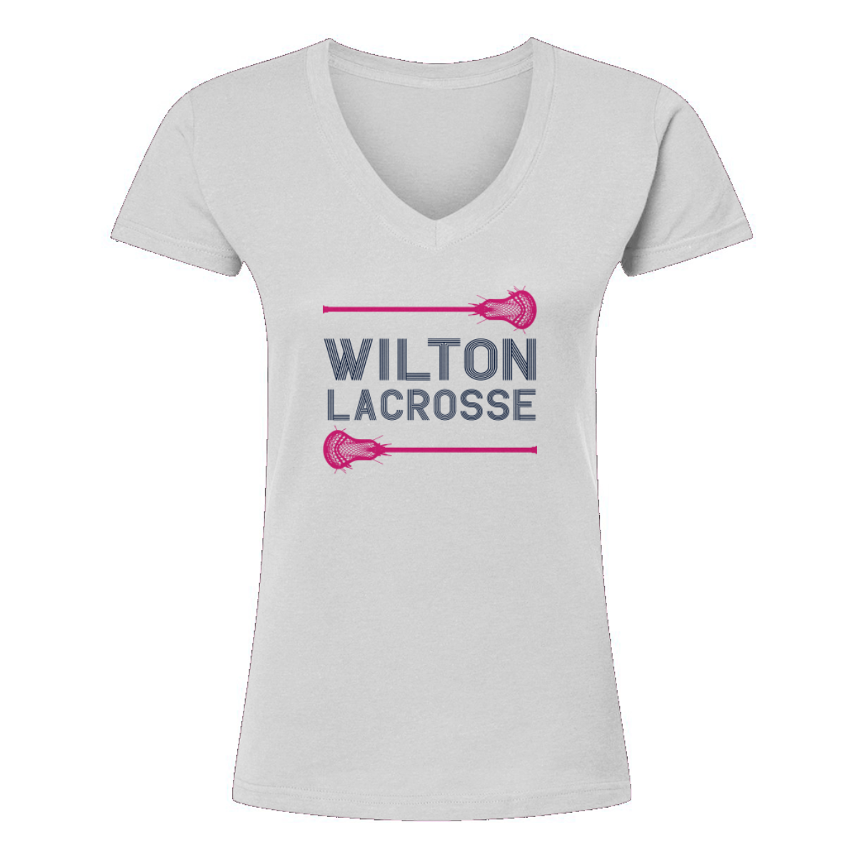 Women's Wilton Lacrosse V-Neck T-Shirt