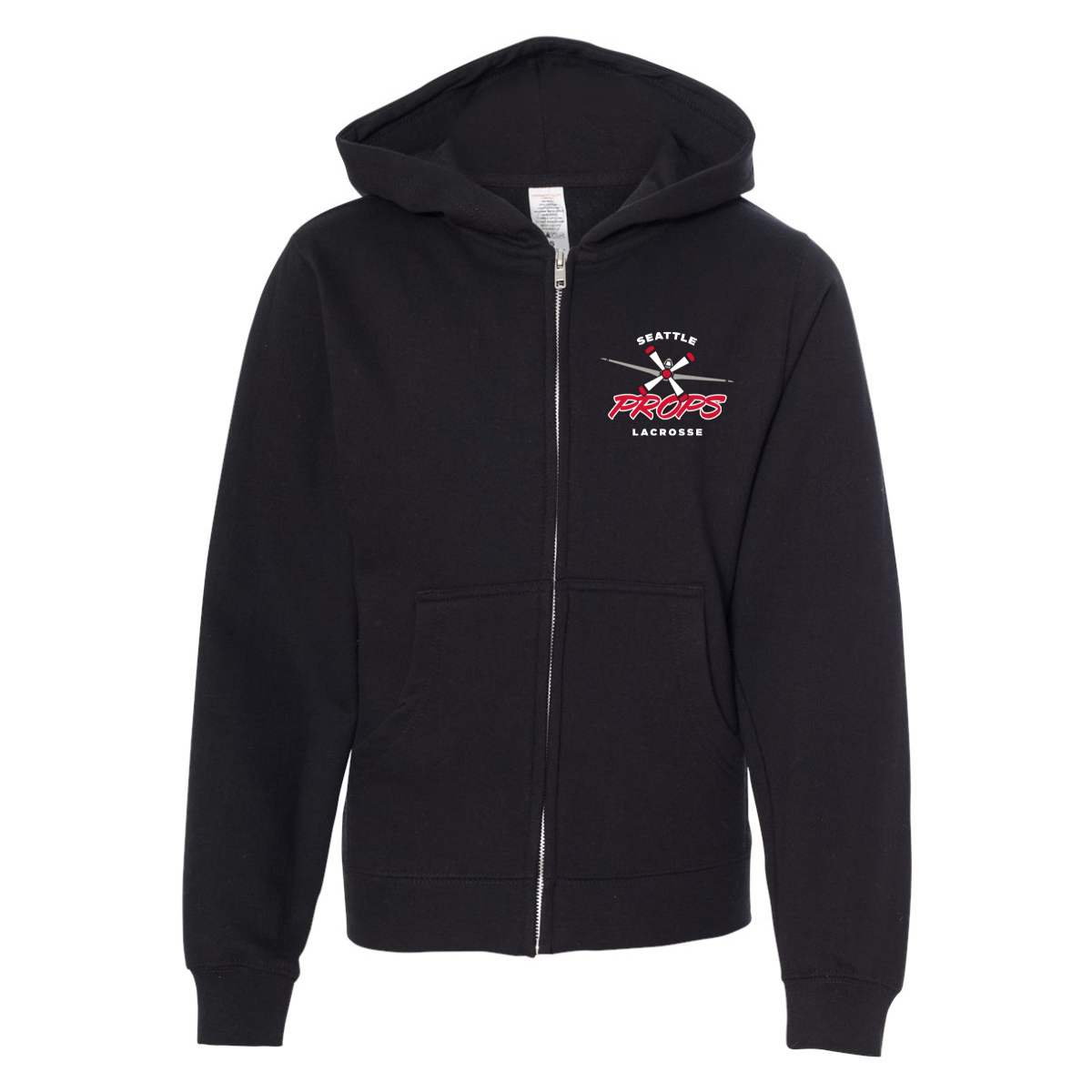 Youth Seattle Props ITC Midweight Full-Zip Hoodie